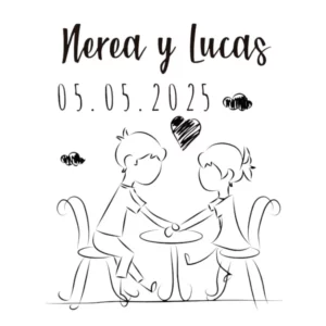 Sello Boda Romantic