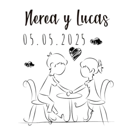 Sello Boda Romantic