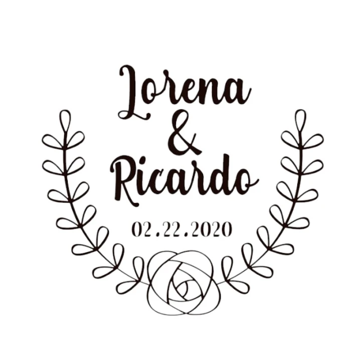 Sello Boda Rose