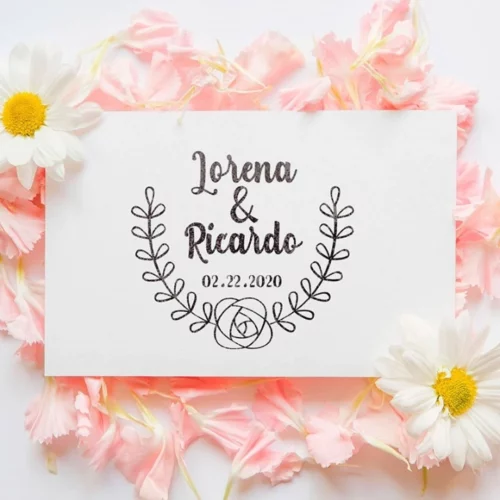 Sello Boda Rose