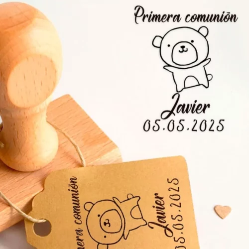 Sello Comunión Bear