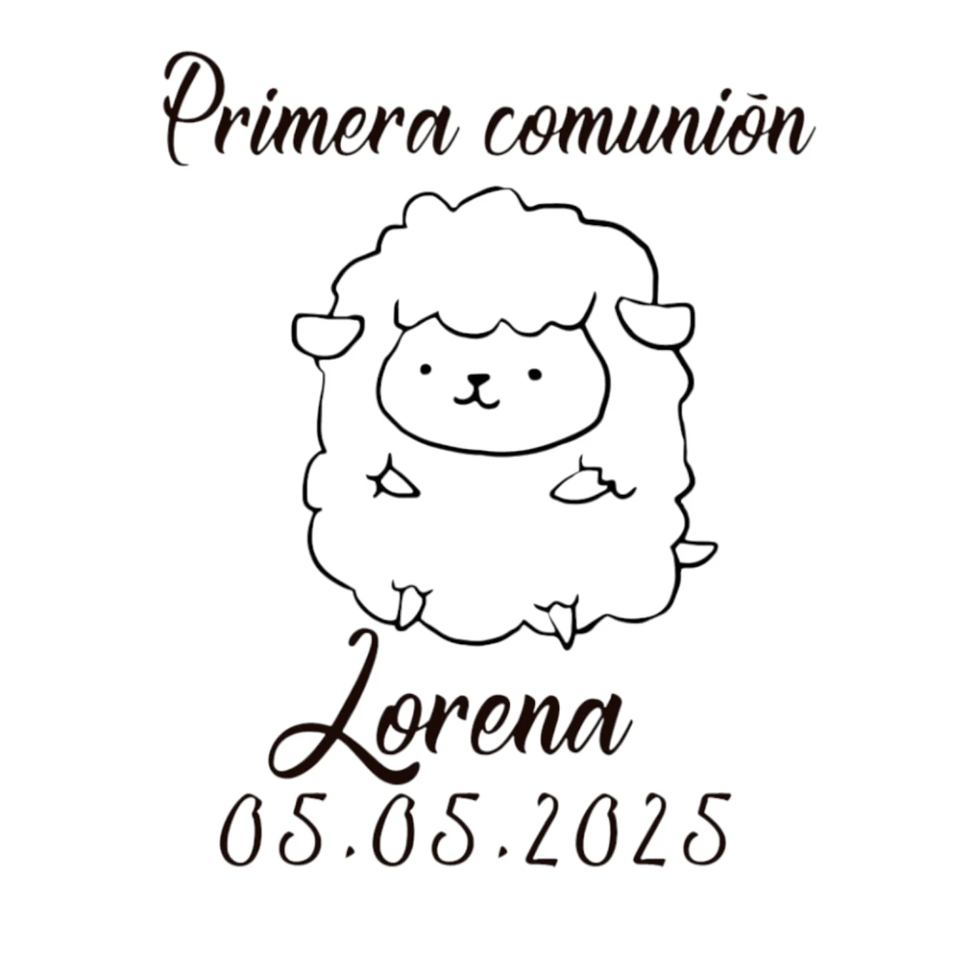 Sello Comunión Sheep