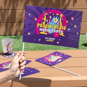 Banderitas de papel personalizadas