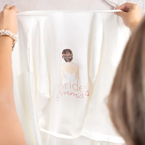 Bata de novia personalizada
