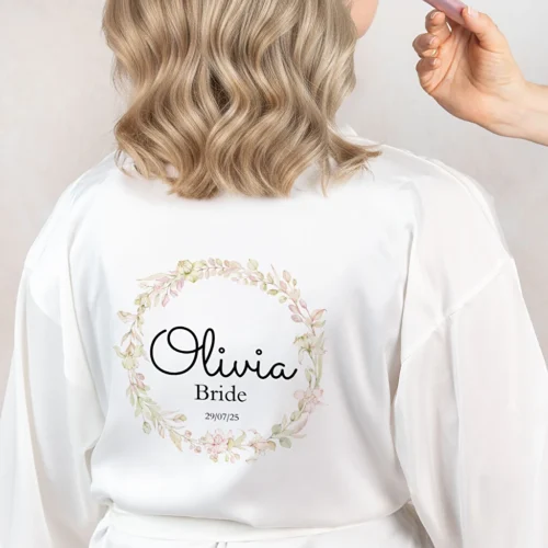 Bata de novia personalizada