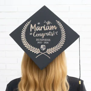 Birrete de graduación personalizado
