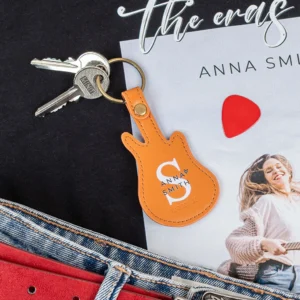 Llavero Porta Púas de Guitarra