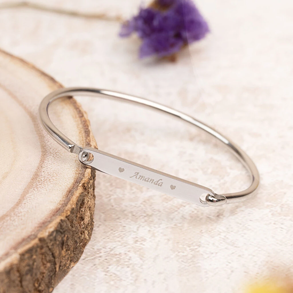 Pulsera Rígida Grabada