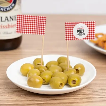 banderitas personalizadas con palillo