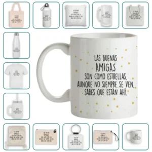 Las buenas amigas son como estrellas