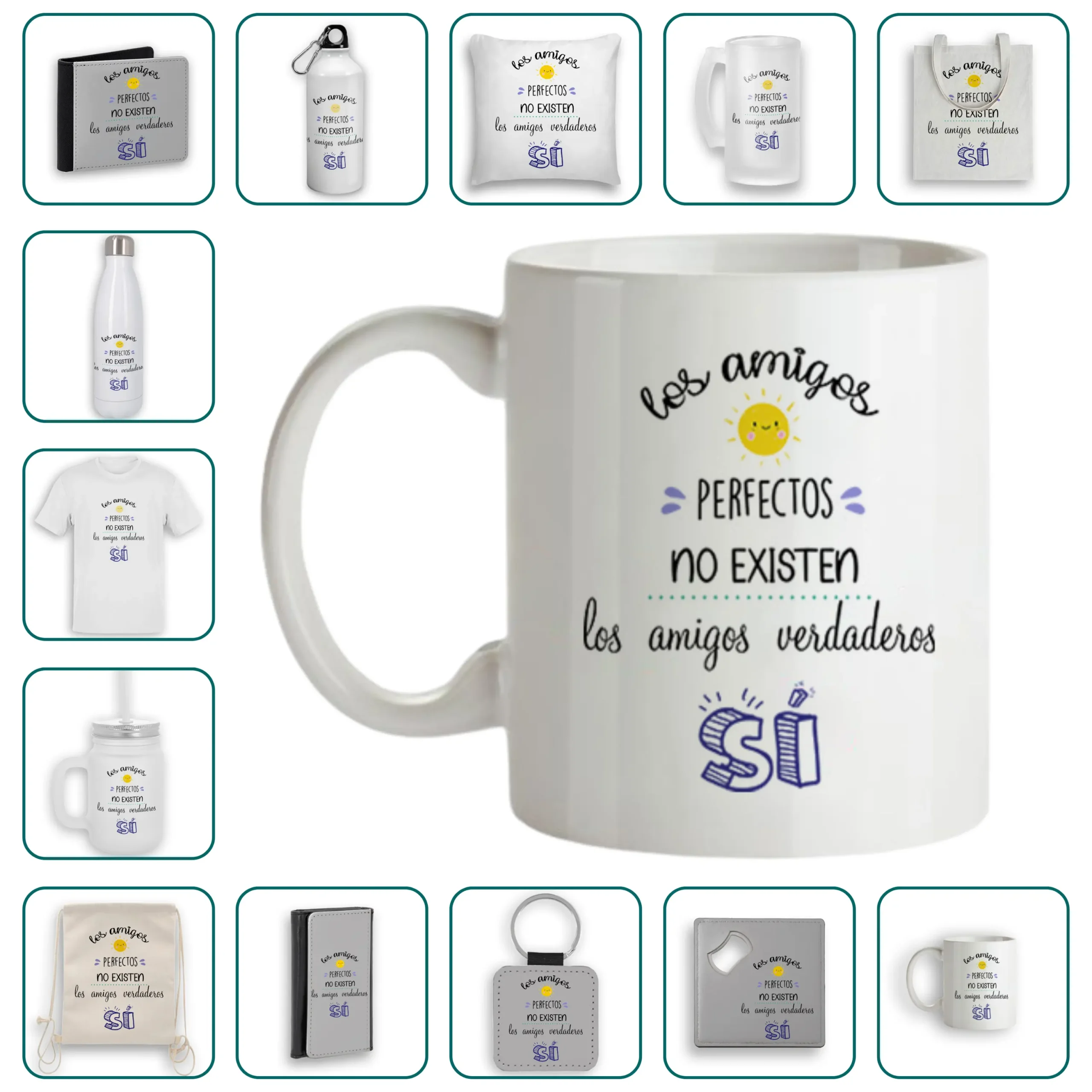 Los amigos perfecto no existen, los amigos verdaderos sí