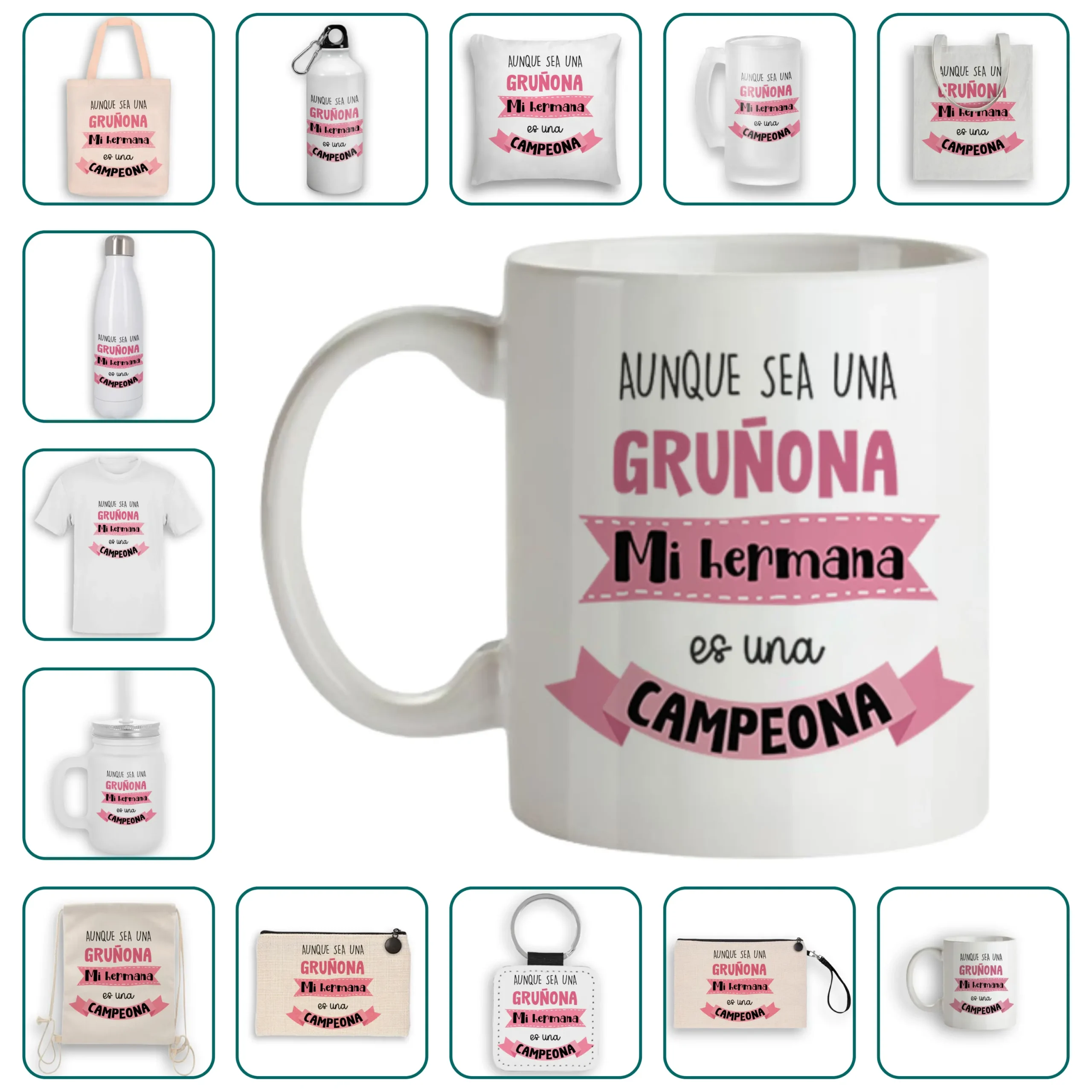 Aunque sea una gruñona, mi hermana es una campeona