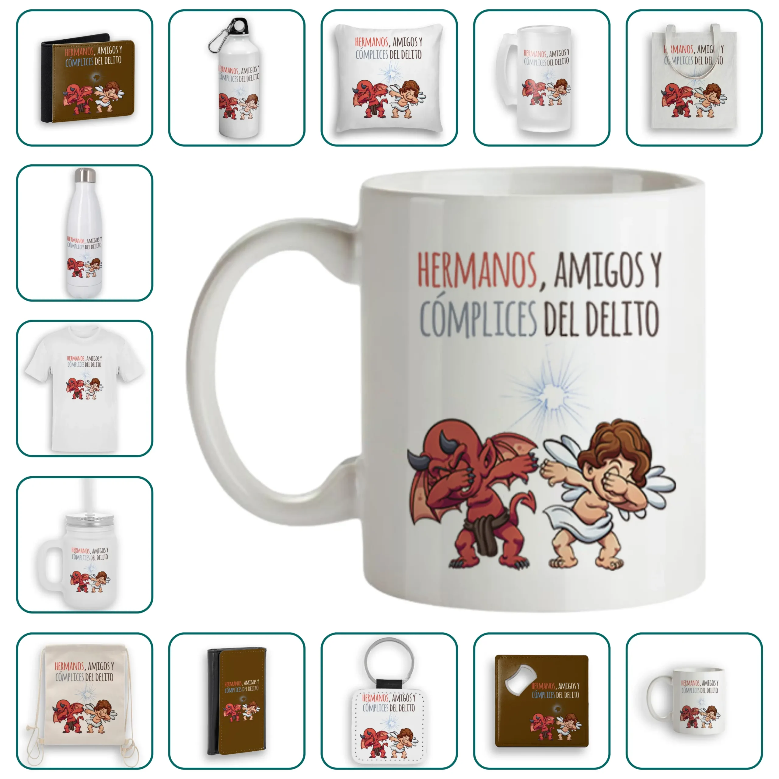 Hermanos, amigos y cómplices del delito