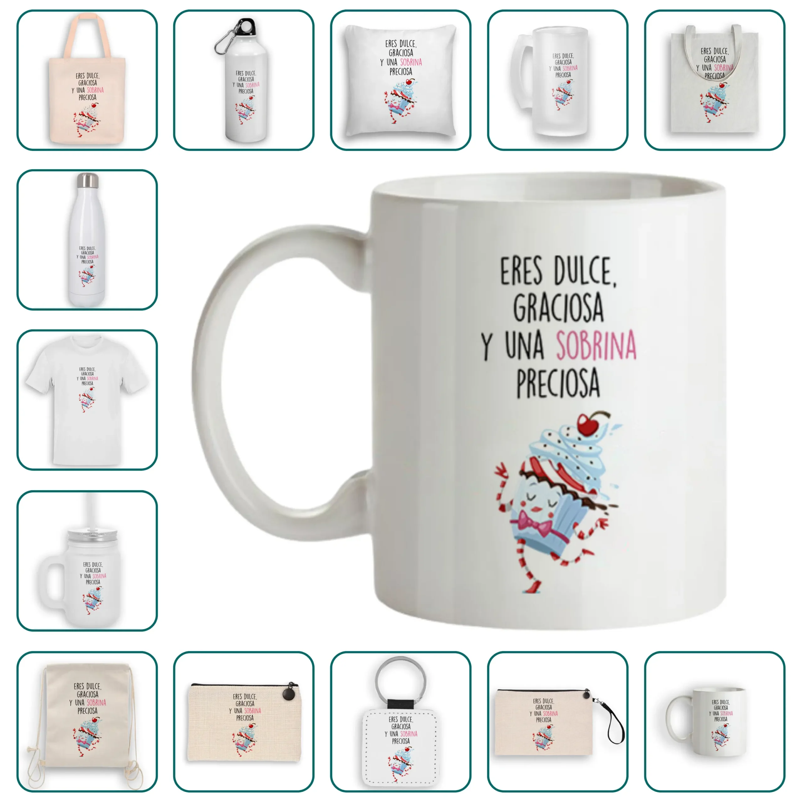 Eres dulce, graciosa y una sobrina preciosa