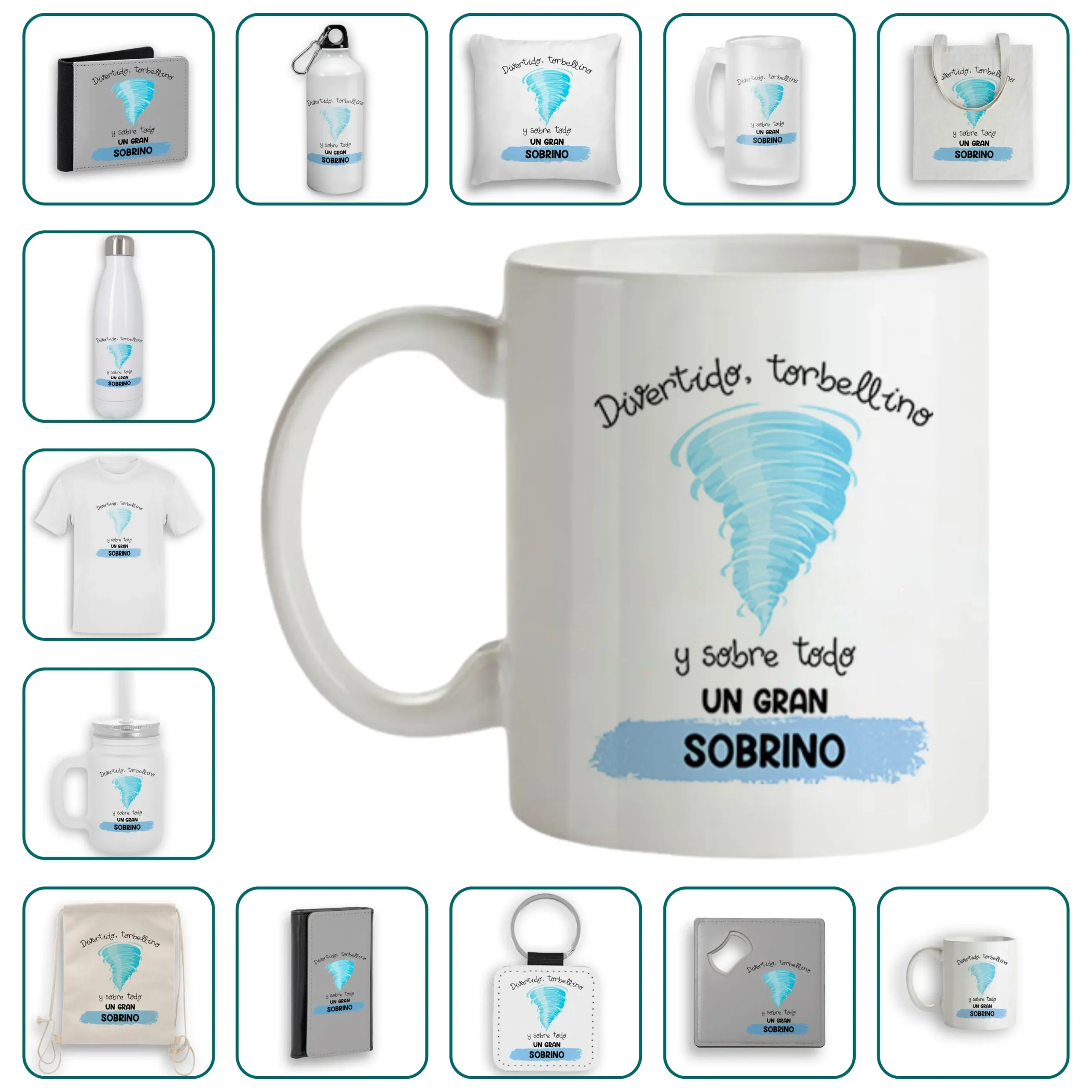 Divertido, torbellino y sobre todo un gran sobrino