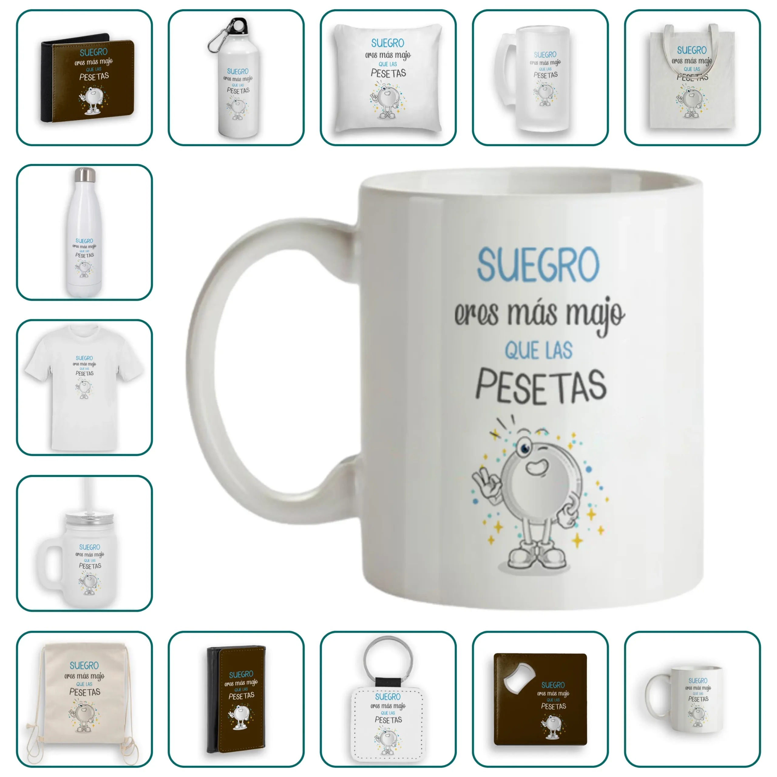 Suegro eres más majo que las pesetas