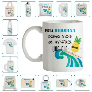 Esta hermana como mola se merece una ola