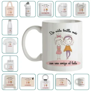 La vida brilla más con una amiga al lado