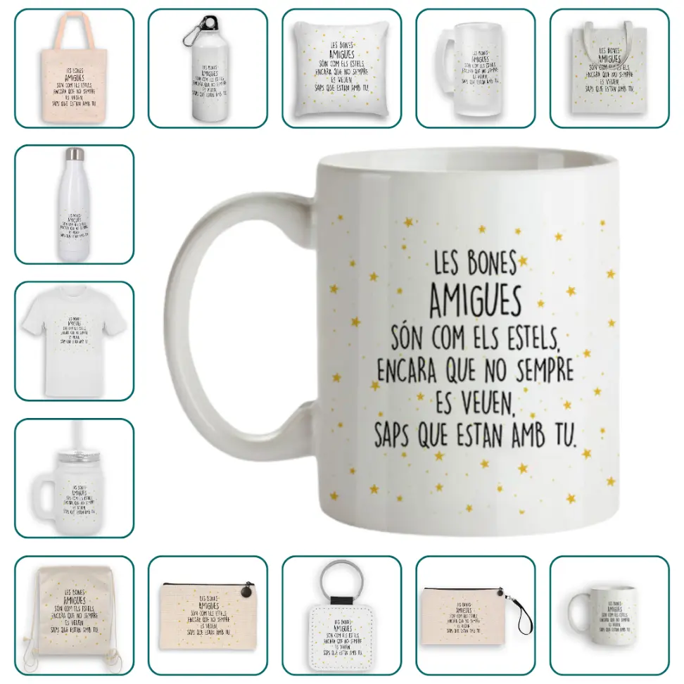 Les bones amigues són com els estels, encara que no sempre es veuen saps que estan amb tu