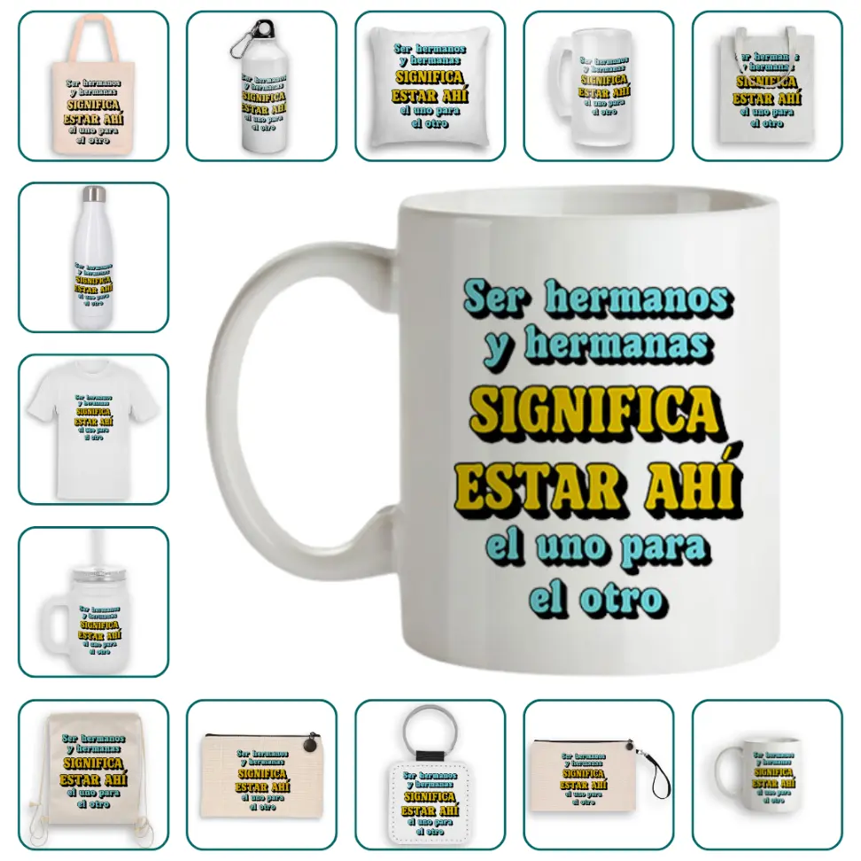 Ser hermanos y hermanas significa estar ahí el uno para el otro