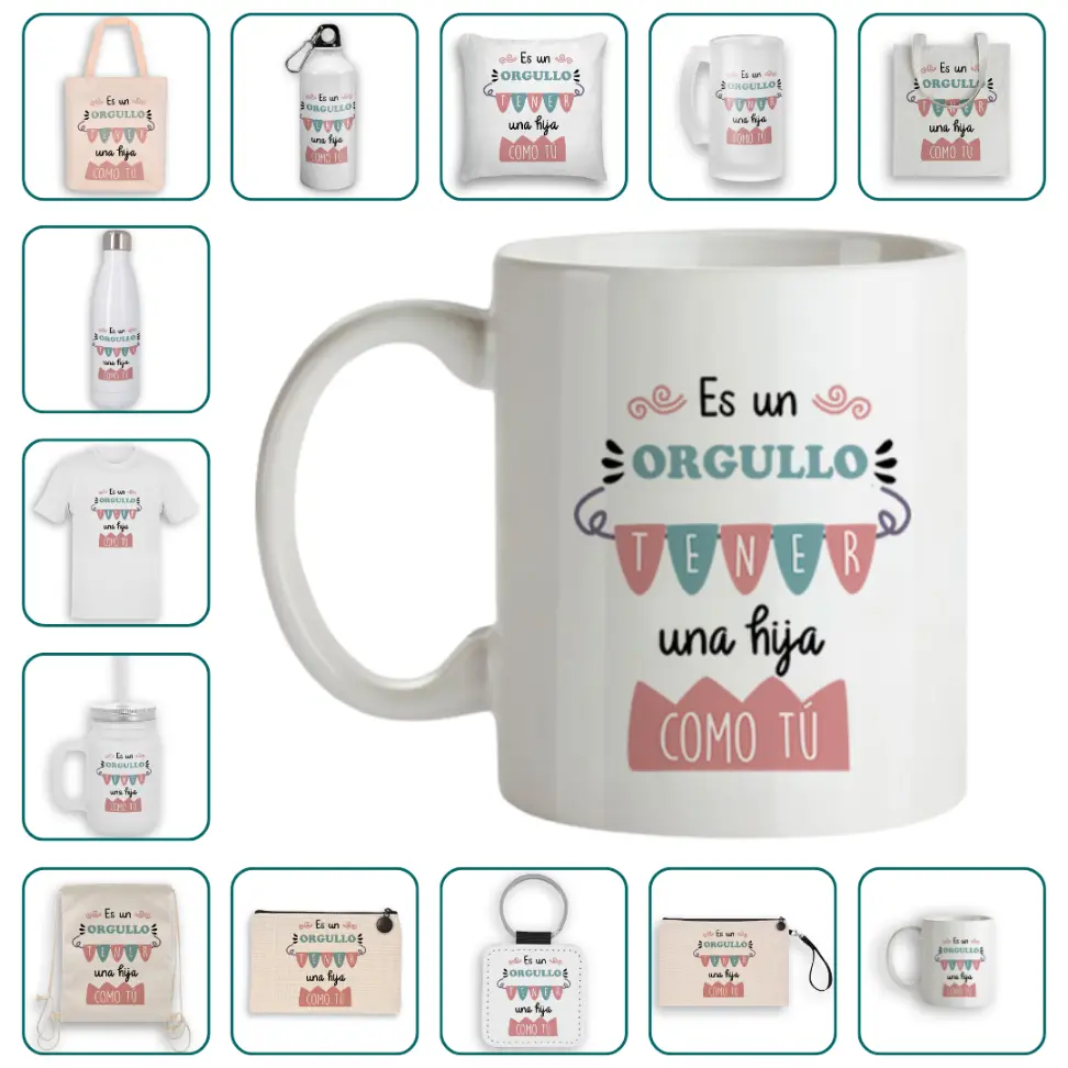 Es un orgullo tener una hija como tú