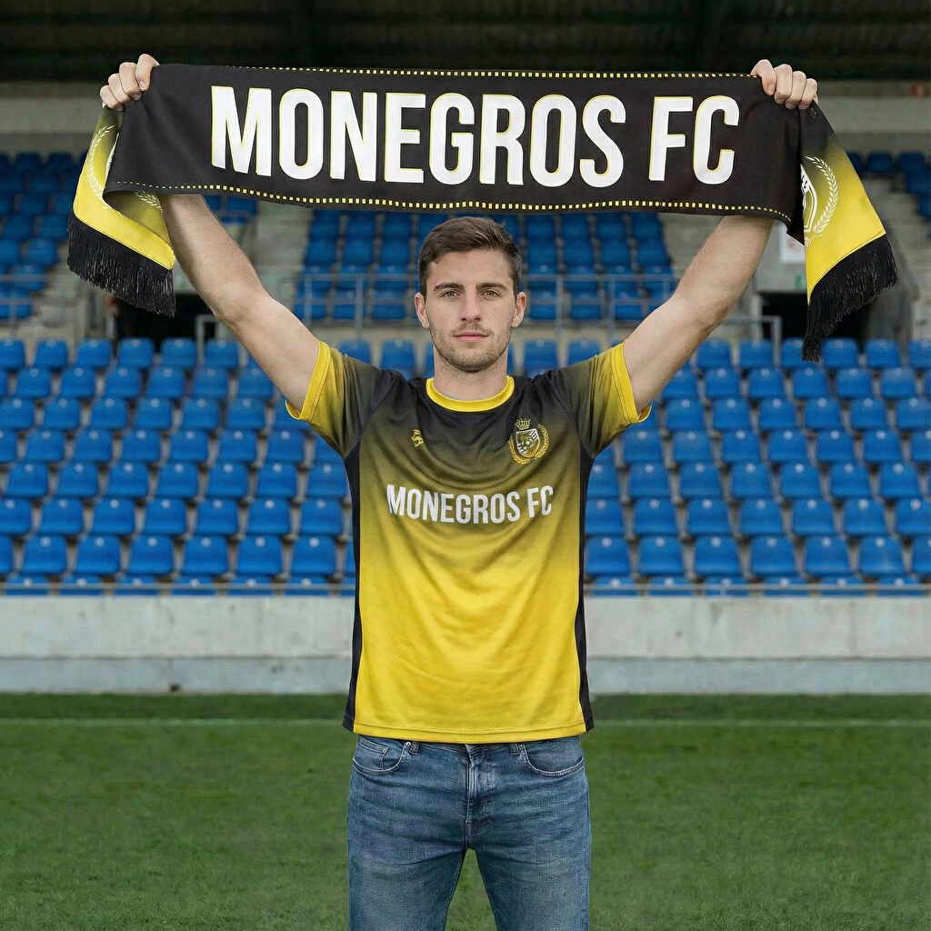 Bufanda de fútbol personalizada