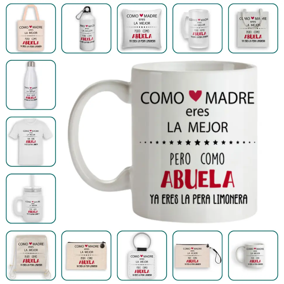 Como madre eres la mejor pero como abuela ya eres la pera limonera