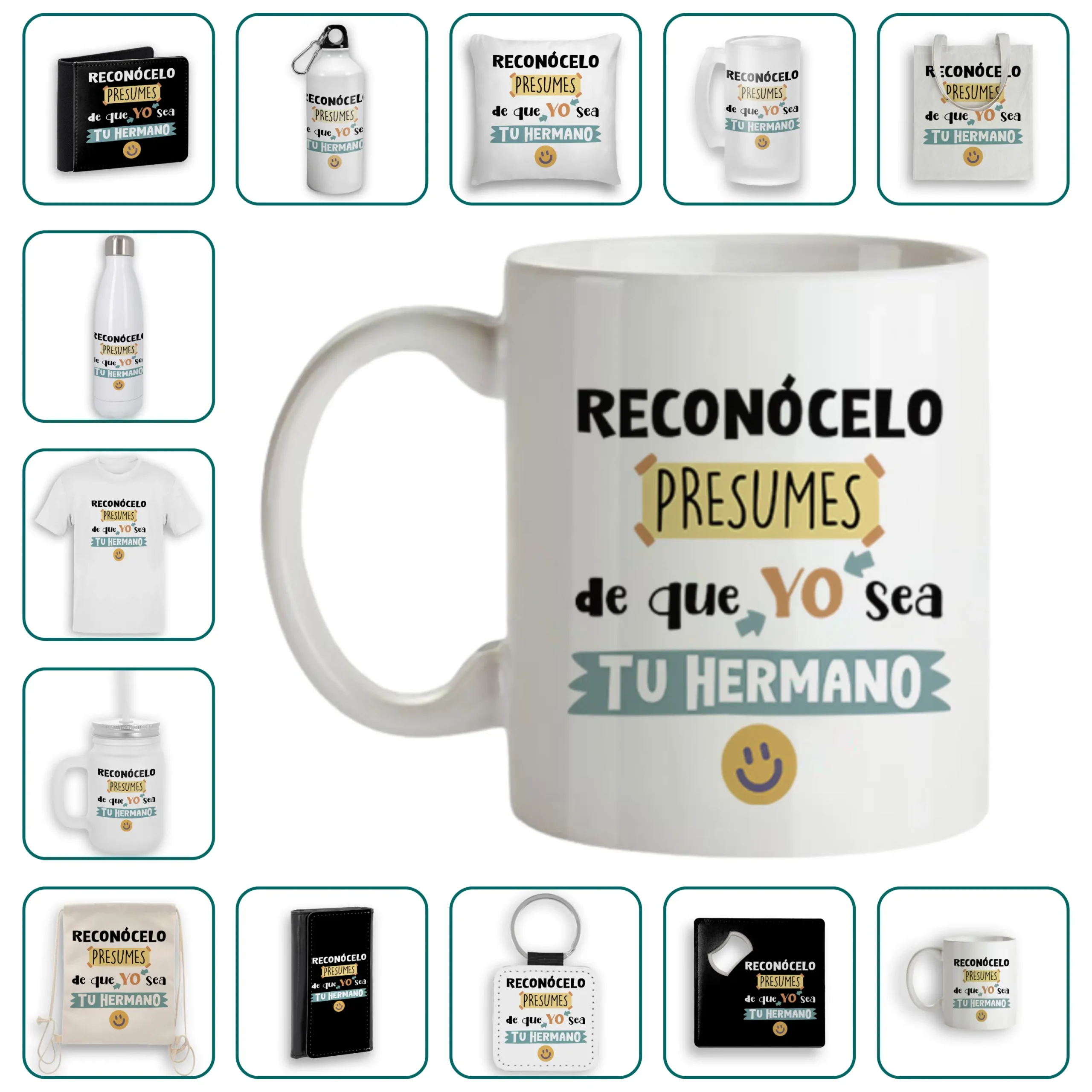 Reconócelo, presumes de que yo sea tu hermano