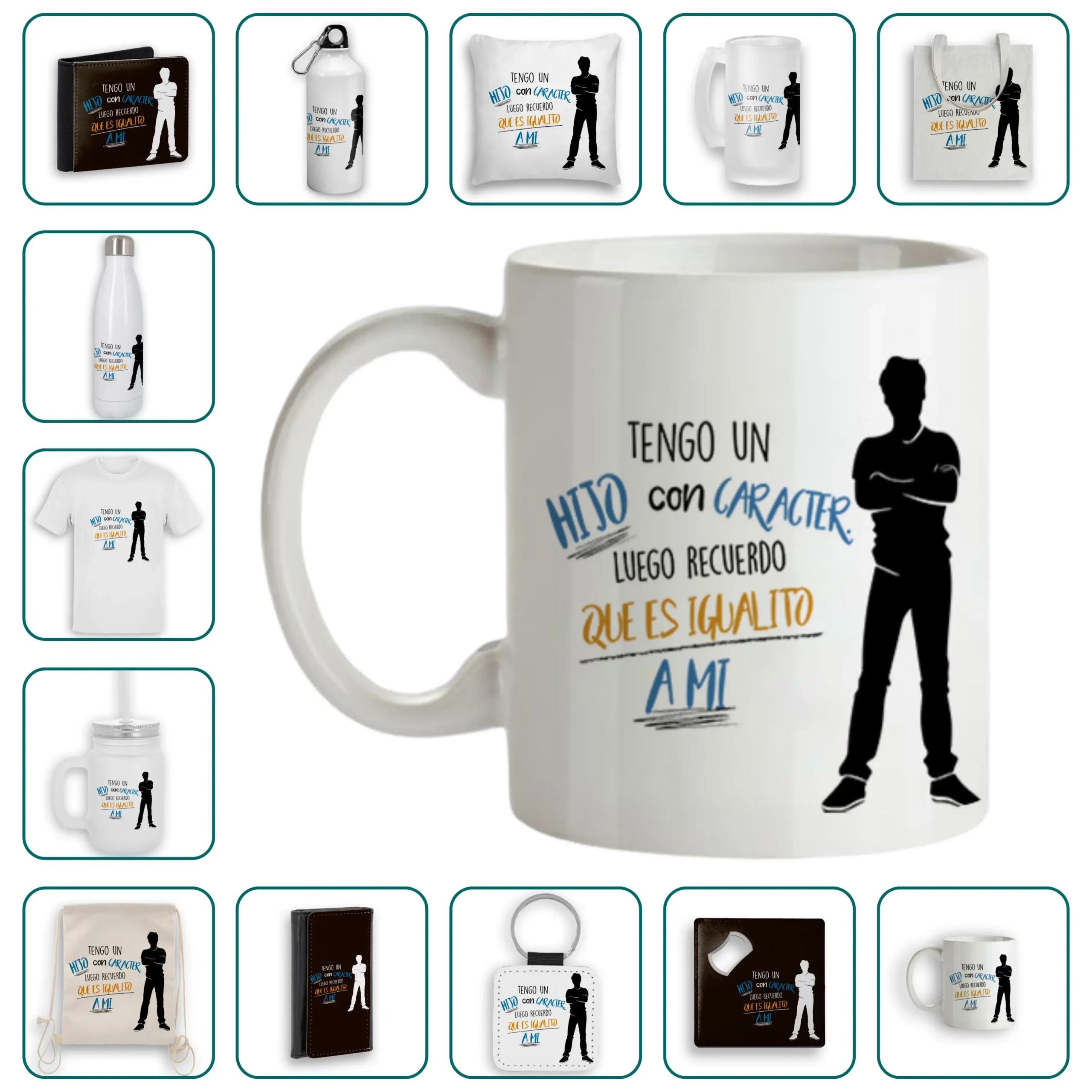 Tengo un hijo con caracter. Luego recuerdo que es igualito a mi