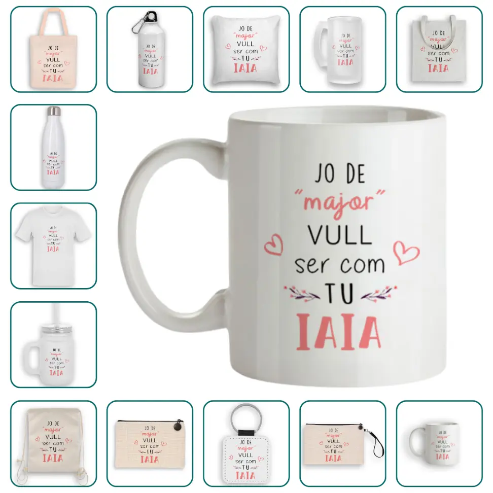 Jo de major vull ser com tu, iaia