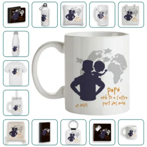 Papà, amb tu a l'altra part del món. Et vull