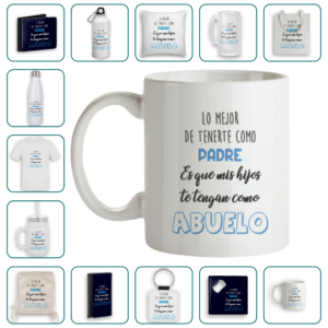 Lo mejor de tenerte como padre es que mis hijos te tengan como abuelo