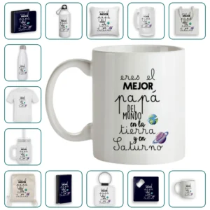 Eres el mejor papá del mundo en la tierra y en saturno