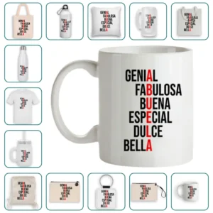 Genial, fabulosa, buena, especial, dulce, bella