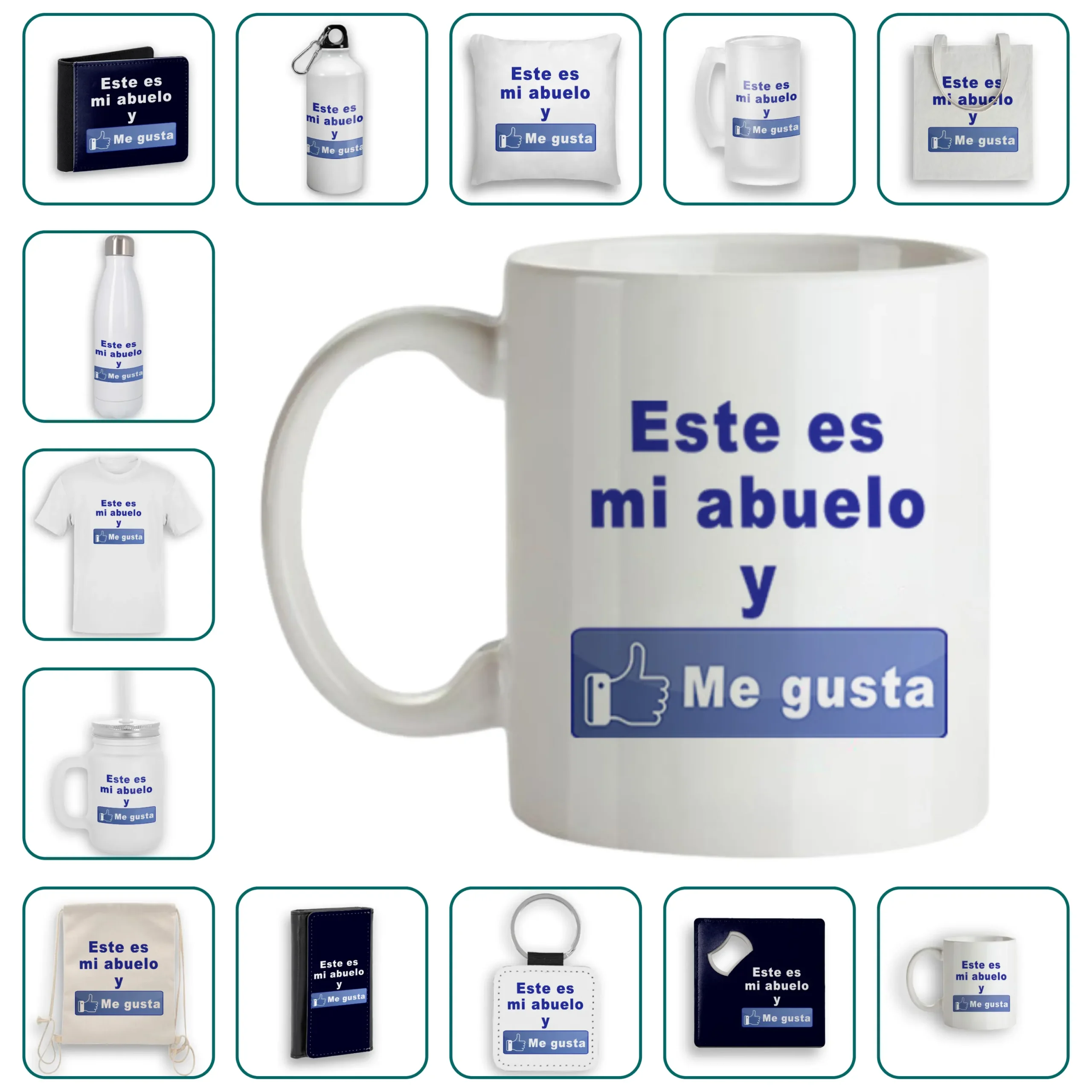 Este es mi abuelo y me gusta