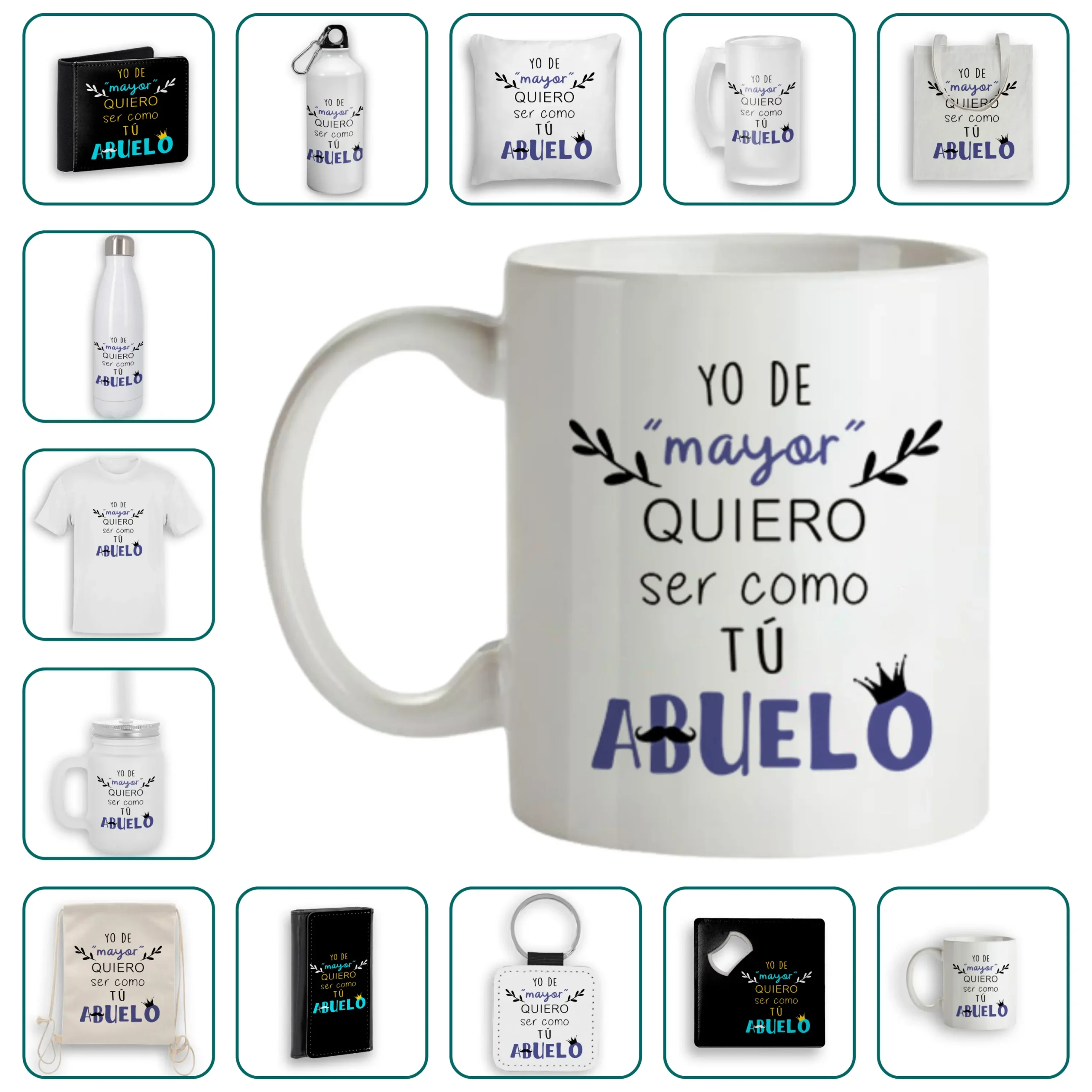 Yo de mayor quiero ser como tú abuelo