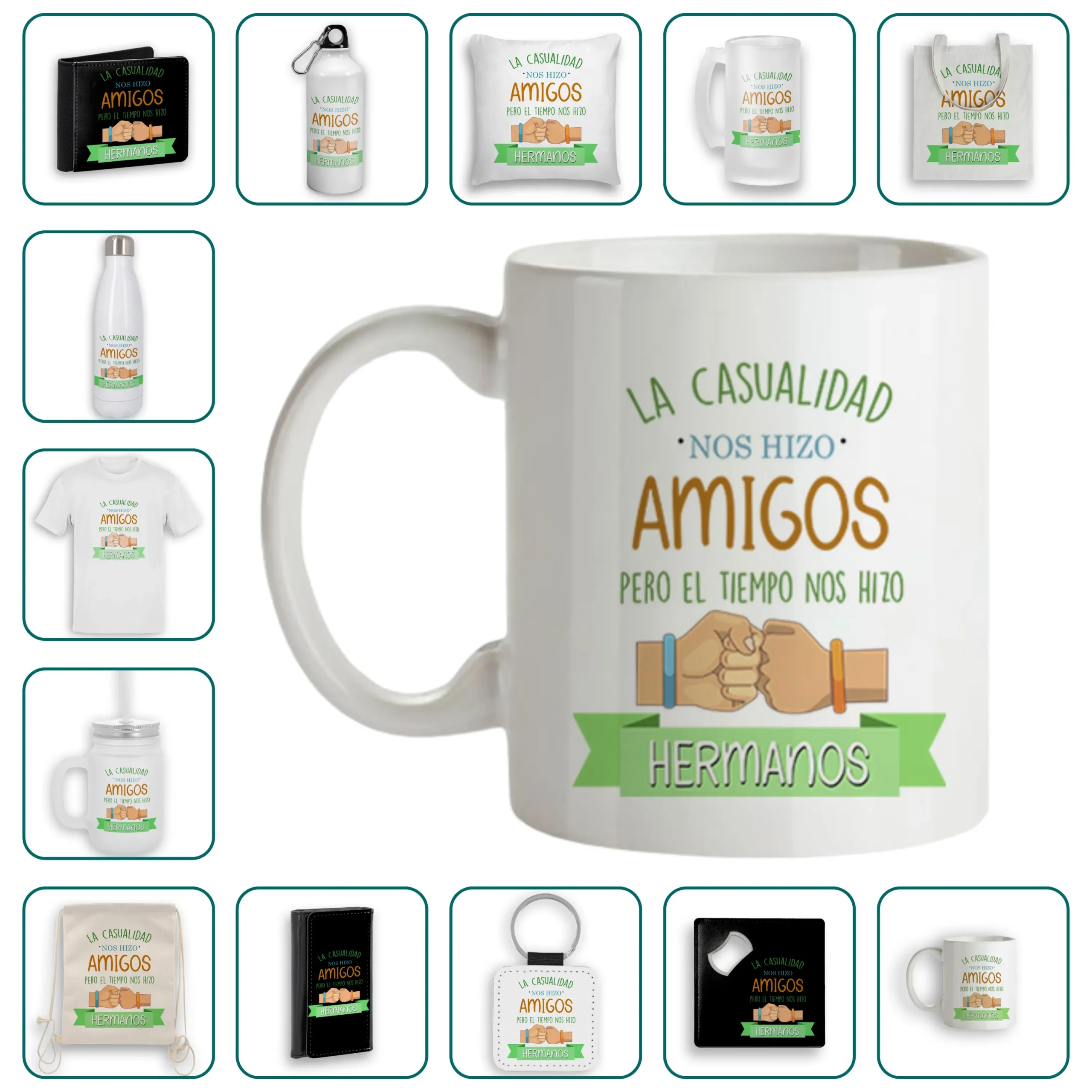 La casualidad nos hizo amigos, pero el tiempo nos hizo hermanos