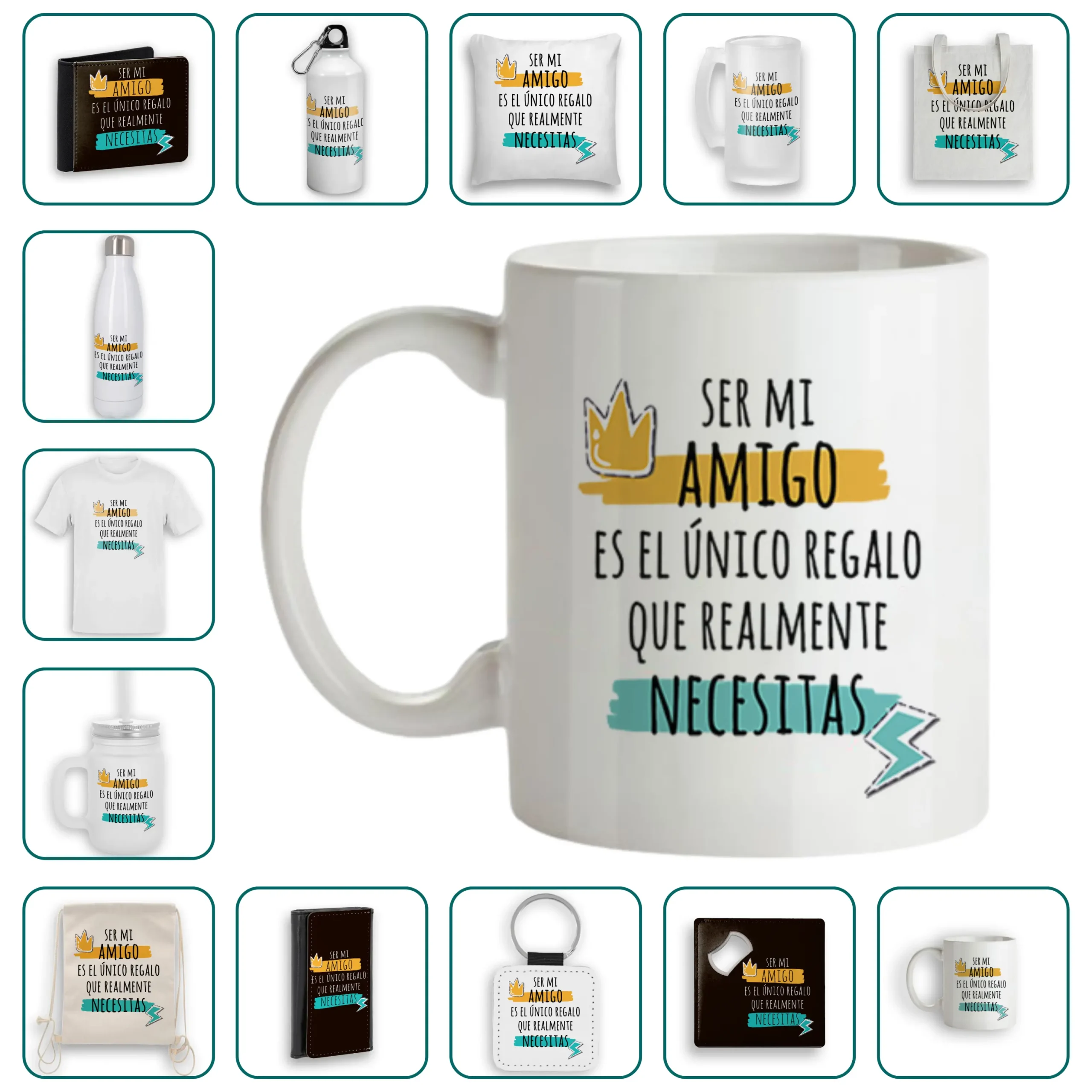 Ser mi amigo es el único regalo