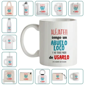 Aléjate! Tengo un abuelo loco y no tengo miedo de usarlo