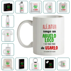 Aléjate! Tengo un abuelo loco y no tengo miedo a usarlo