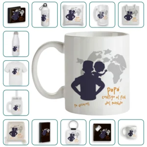 Papá, contigo al fin del mundo. Te quiero