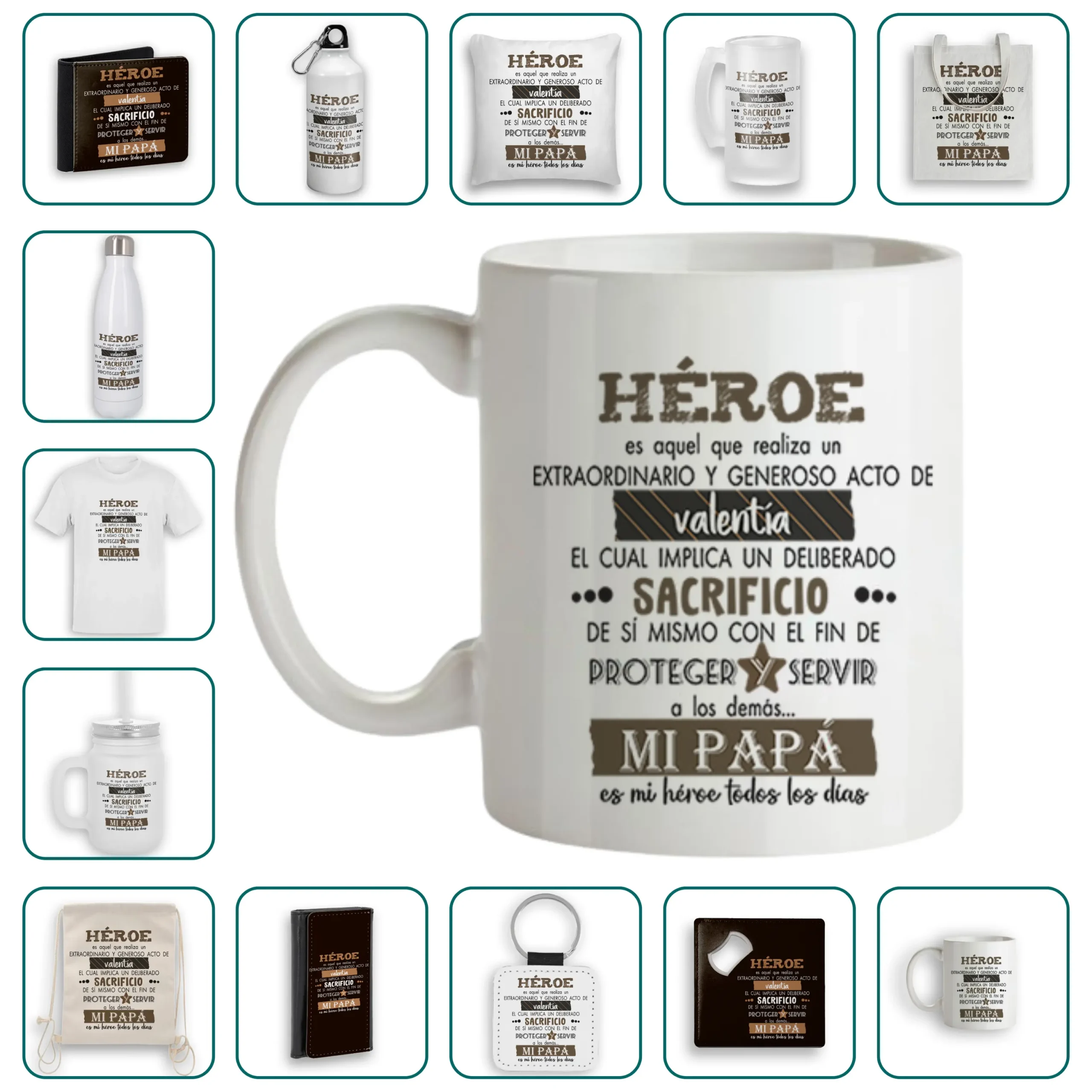 Mi papá es mi héroe todos los días