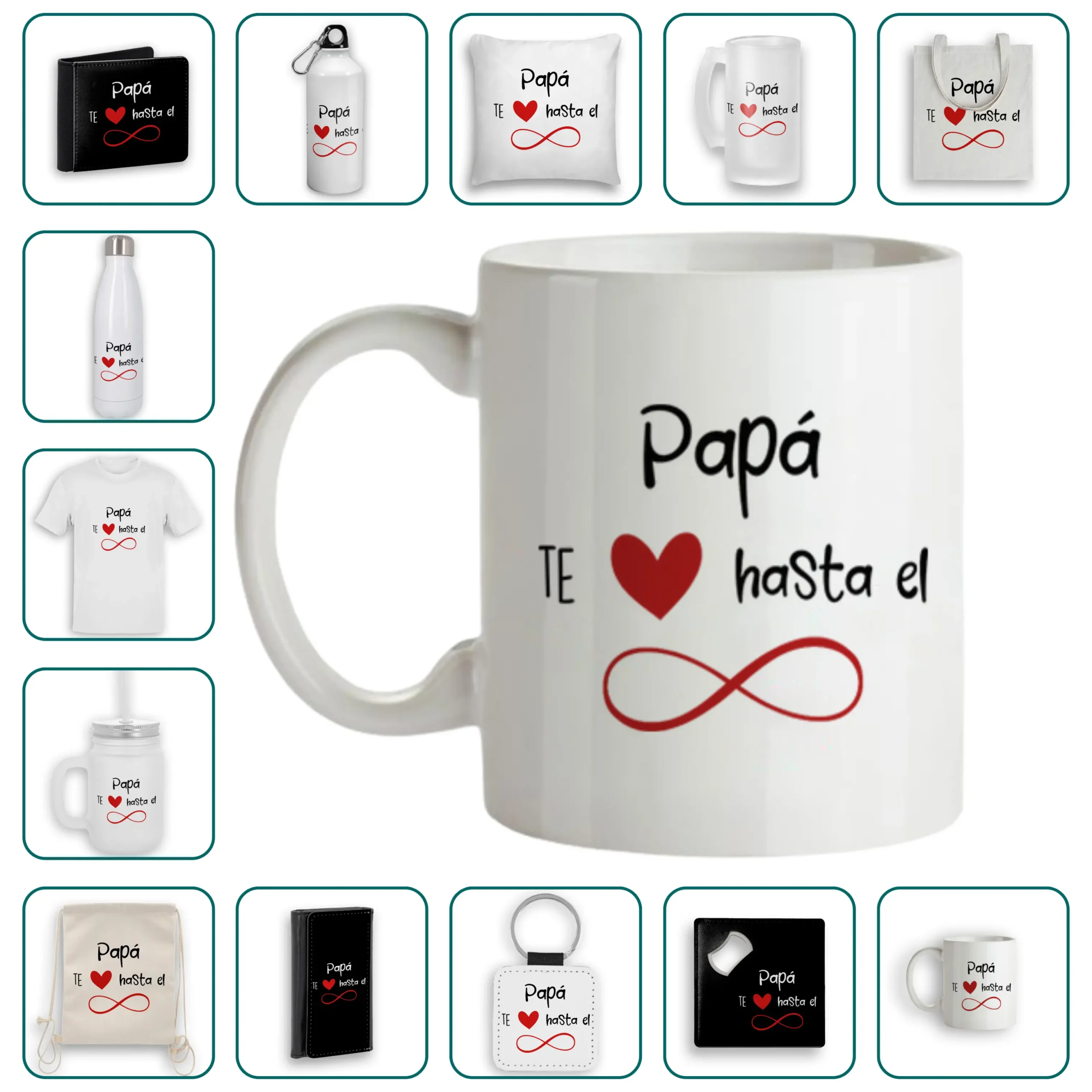 Papá te quiero hasta el infinito