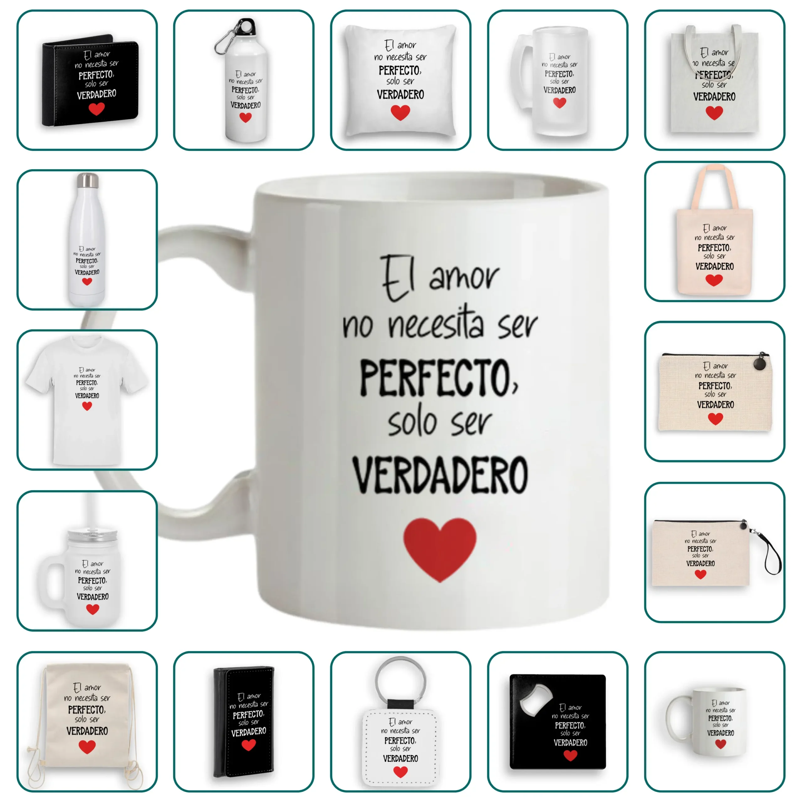 El amor no necesita ser perfecto, solo ser verdadero