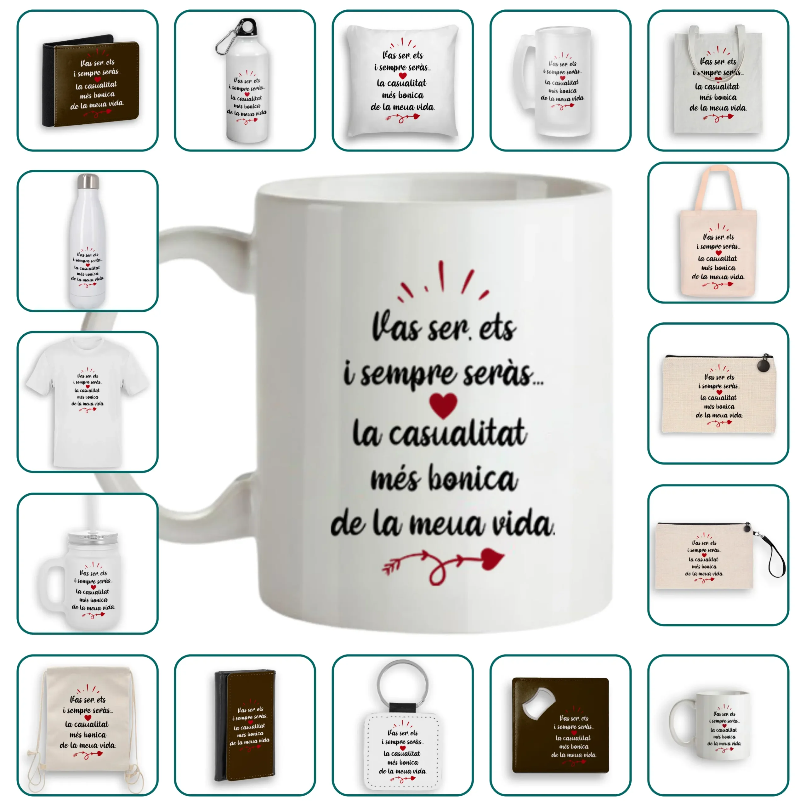 Vas ser, ets i sempre seràs la casualitat més bonica de la meua vida