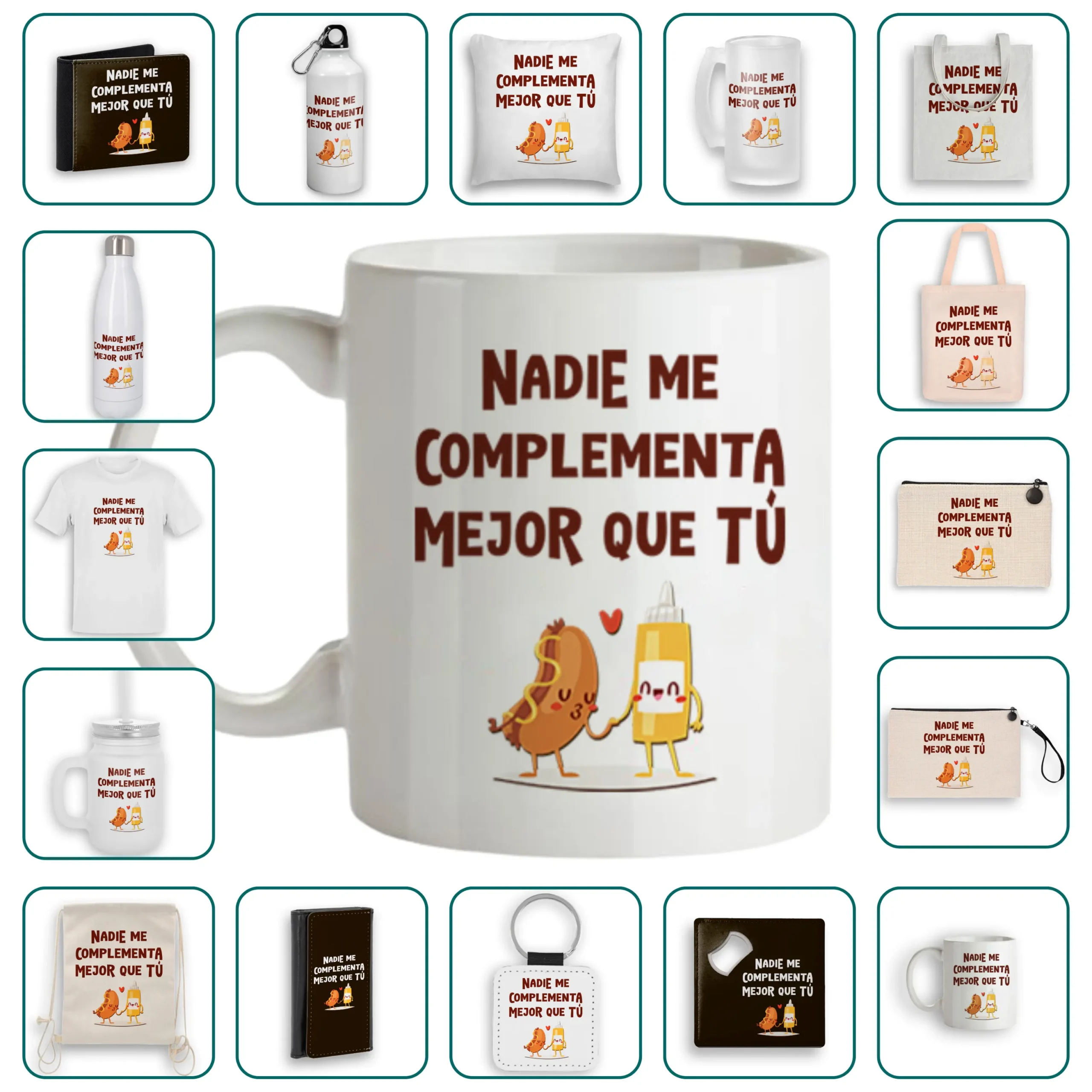 Nadie me complementa mejor que tú