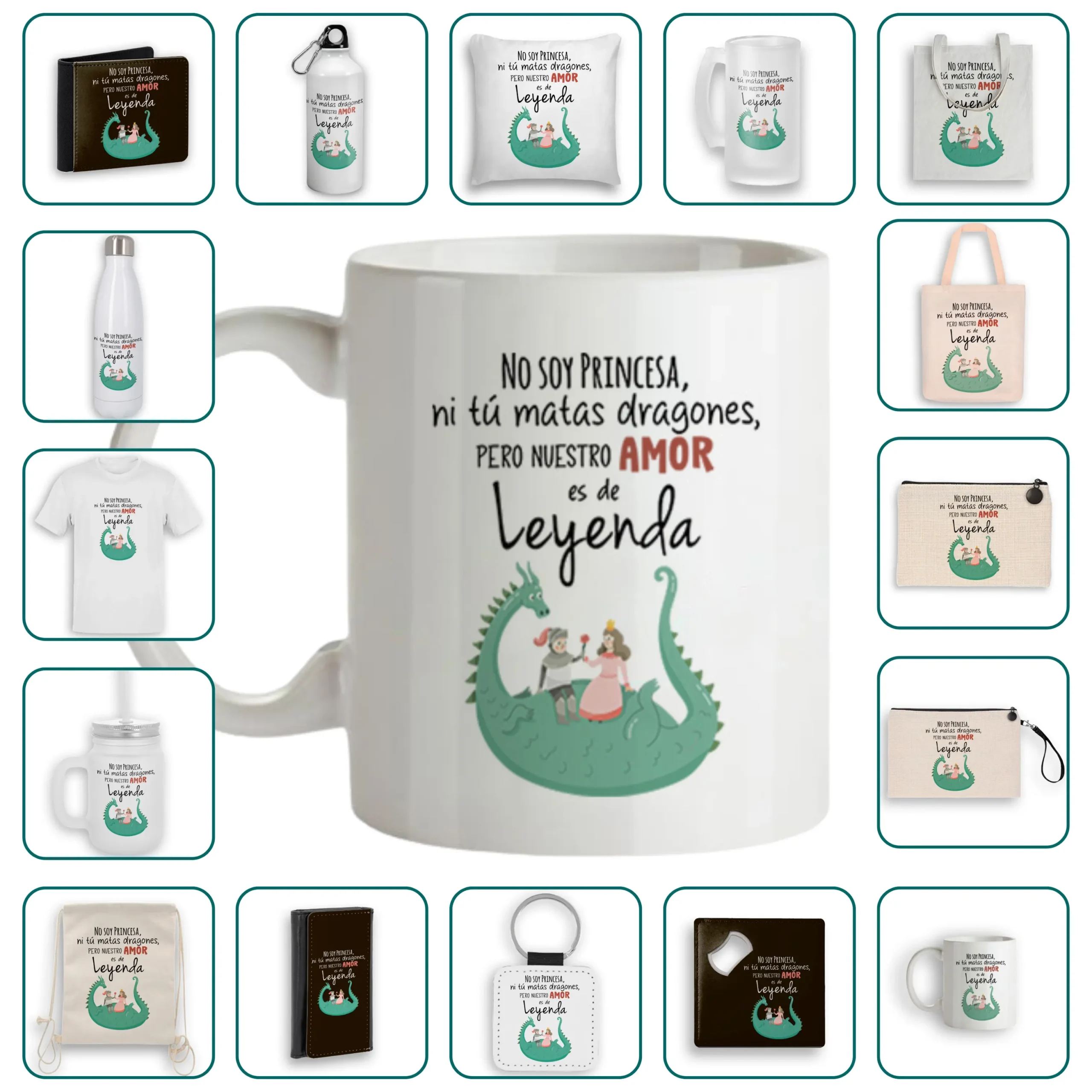 No soy princesa, ni tú matas dragones, pero nuestros amor es de leyenda