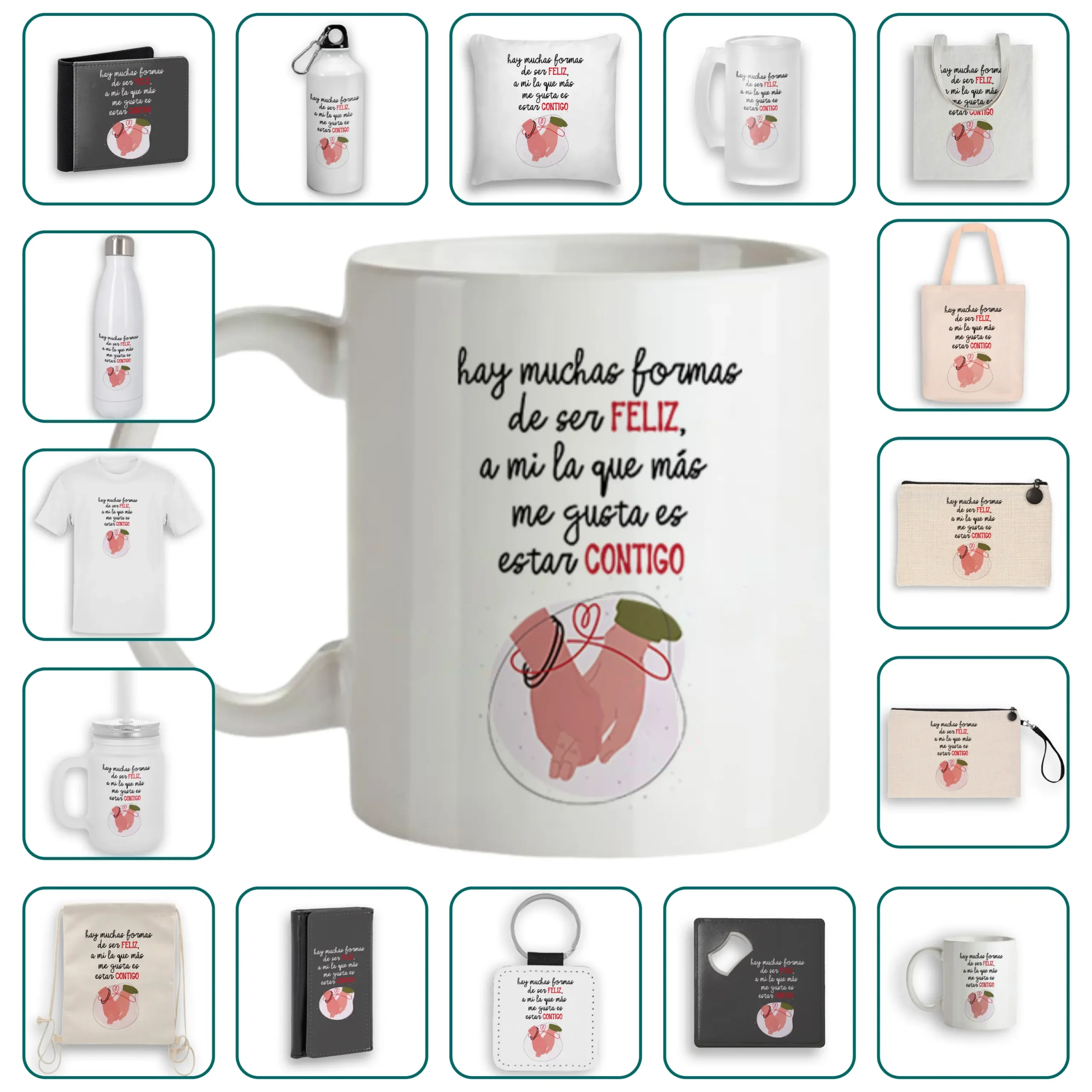 Hay muchas formas de ser feliz, a mi la que más me gusta es estar contigo