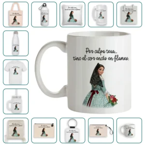 Per culpa teua, tinc el cor encés en flames