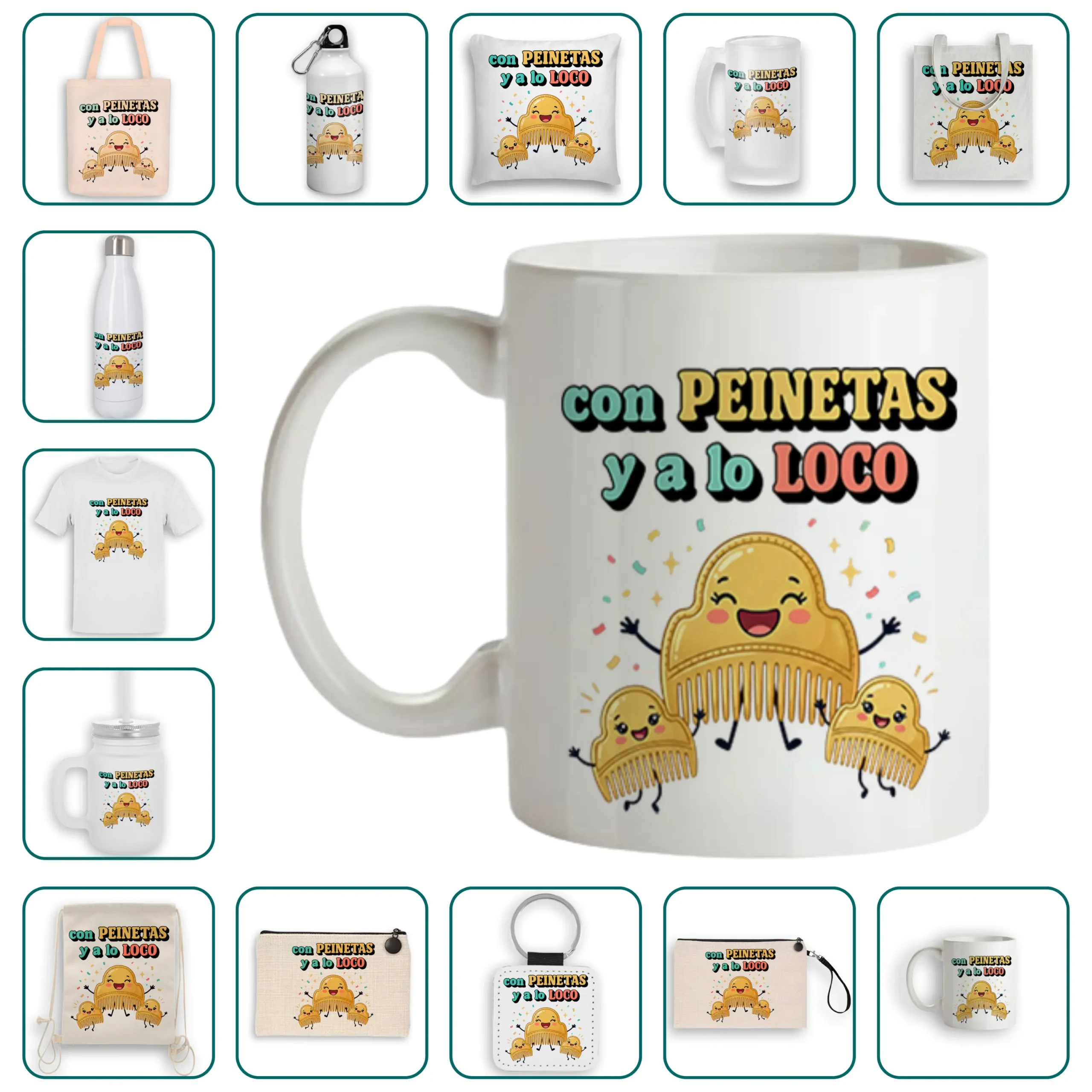 Con peinetas y a lo loco